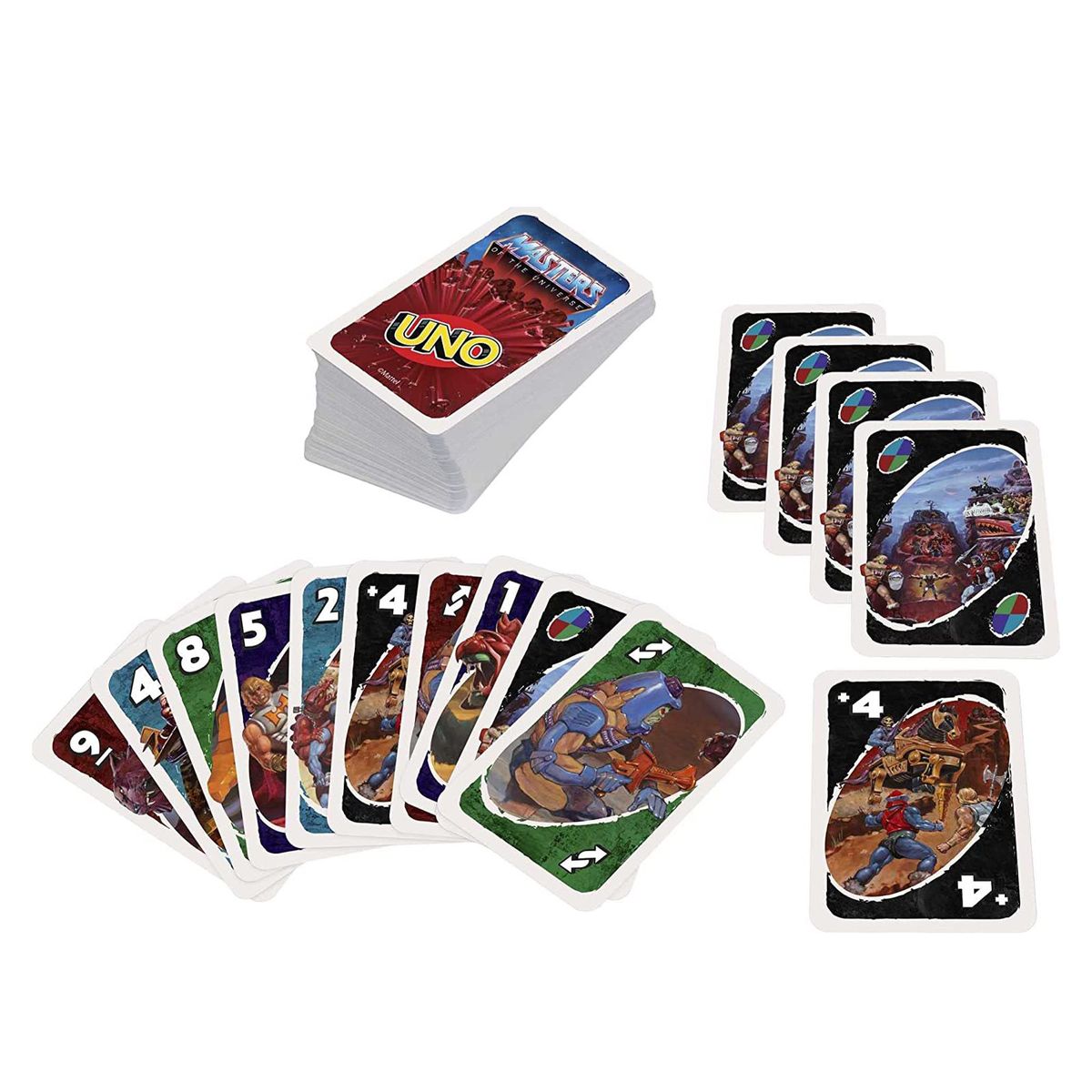 Mattel GVY91 - Masters of the Universe - UNO, Kartenspiel