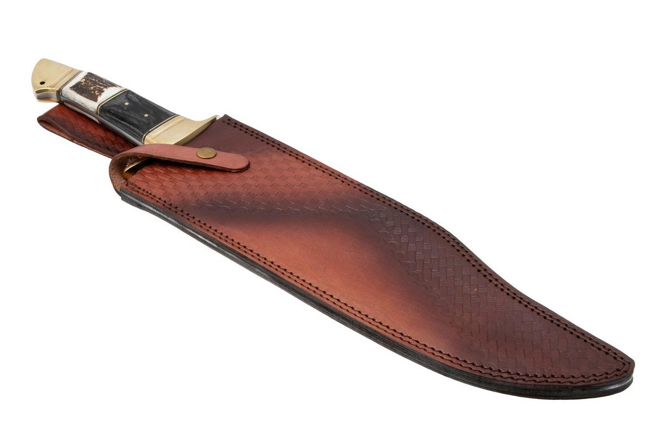 Rough Ryder Bowie RR2272 Stag Pakkawood vaststaand mes