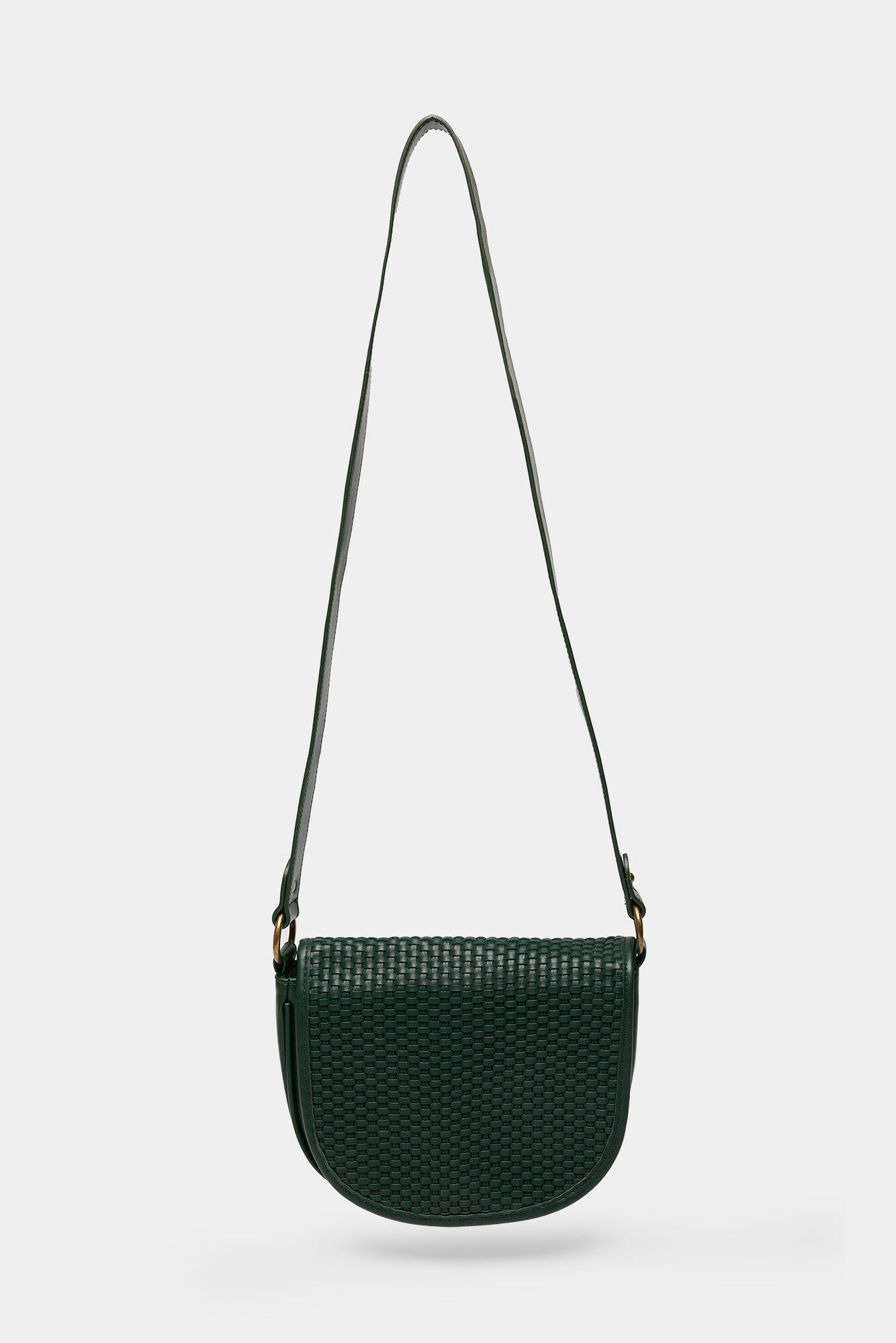 Bolsa de ombro trançada