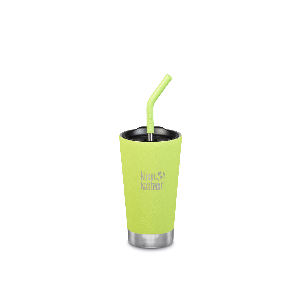 Copo térmico Klean Kanteen de 473 ml (16 oz) com tampa de canudo
