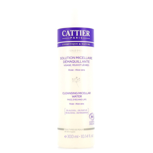 Cattier eau micellaire démaquillante bio - Tous types de peau
