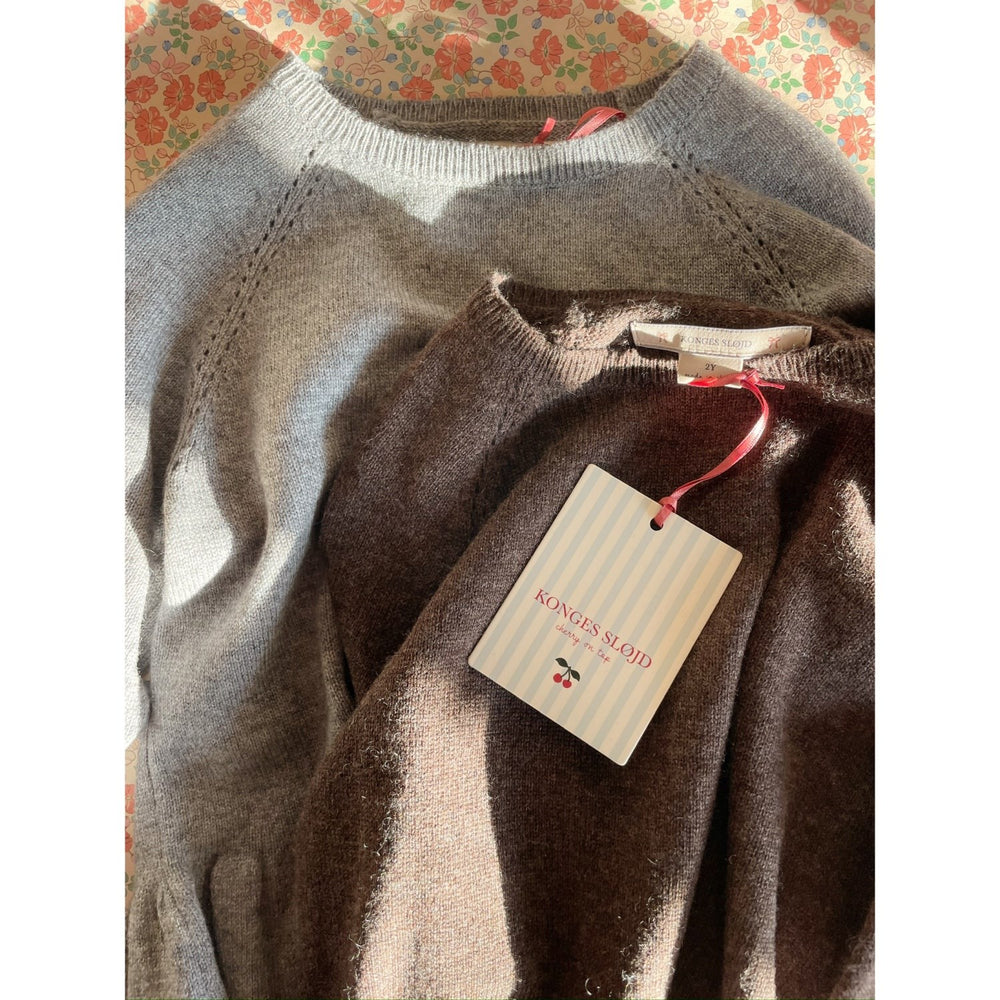 Køb Konges Sløjd Brown Melange Cathy Strik Sweater