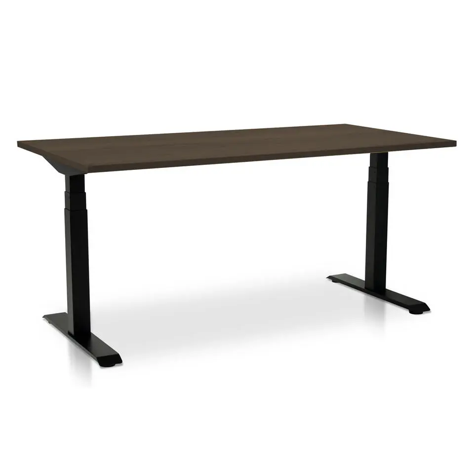 MRC PRO elektrisch ARBO zit-sta bureau - 180x80 cm - bruin eiken