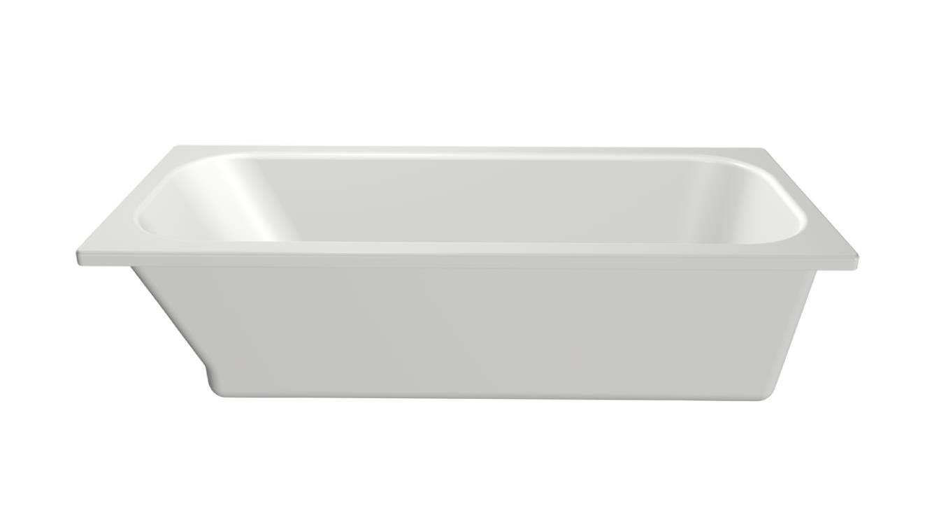 Xenz Aruba ligbad acryl 170x75x45cm zonder overloop wit glans