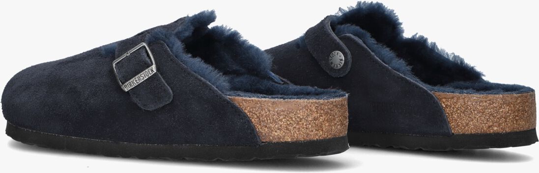 BIRKENSTOCK blauwe birkenstock instappers boston shear sue
