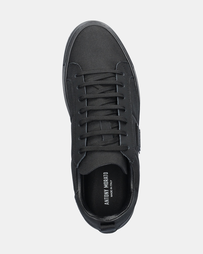 Antony Morato Metal Bold Lage sneakers  - zwart