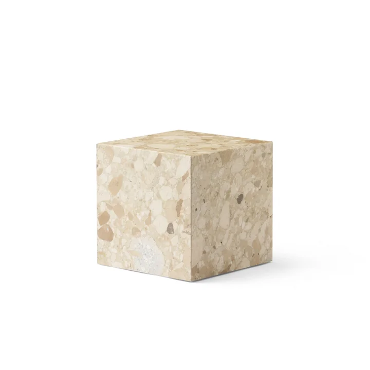 Audo - Plinth Cubic Beistelltisch, Kunis Breccia