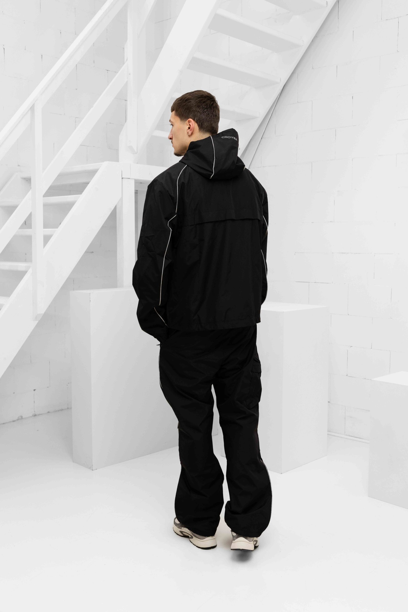 Croyez Parachute Ripstop Trainingspak Heren Zwart
