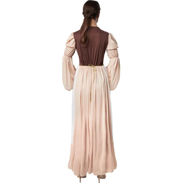 Smuk middelalderkvinde kostume