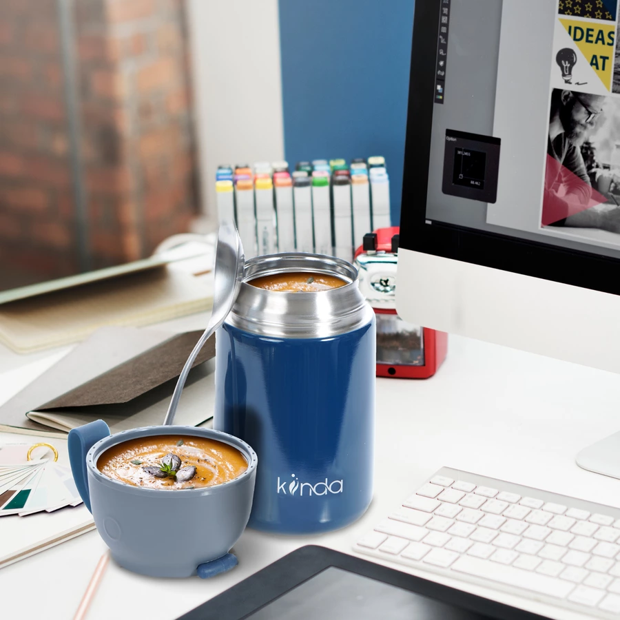 kiinda Thermo Essbehälter 700ml, in midnight blue