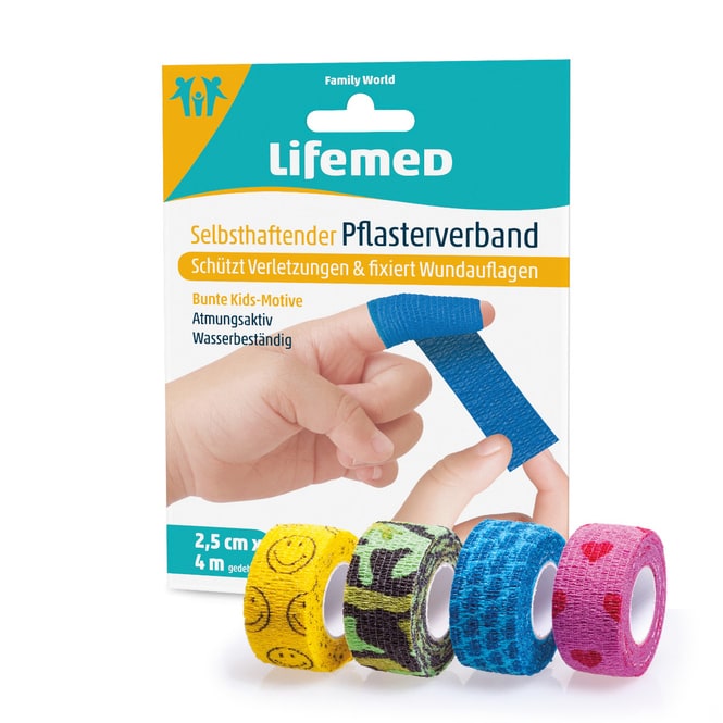 Lifemed® - Pflasterverband mit Motiv - ca. 4 m x 2,5 cm - 1 Stück