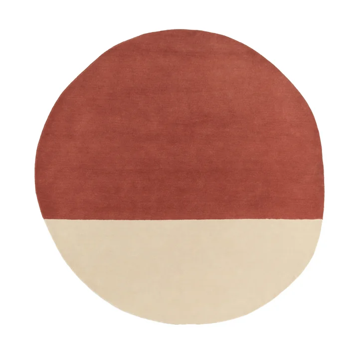 nanimarquina - Pearl Wollteppich, 200 x 197 cm, brick