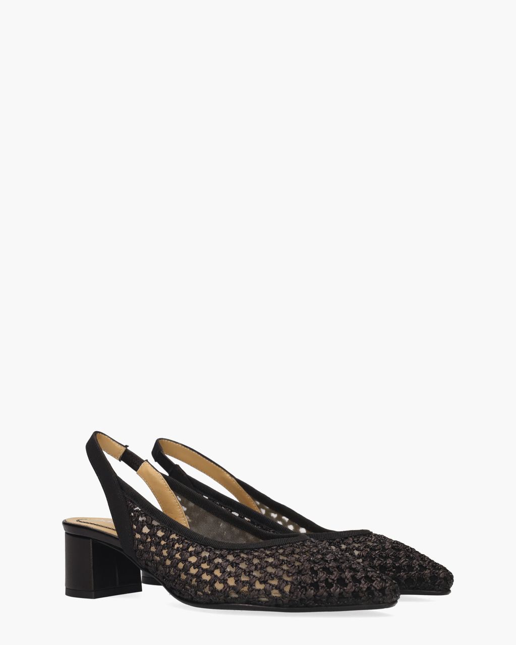 Nalini 24E049A Zwart Dames Slingbackpumps
