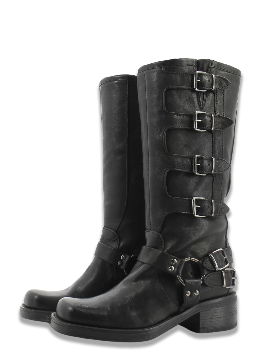 kharisma Bottes Femme Austin Cuir Noir