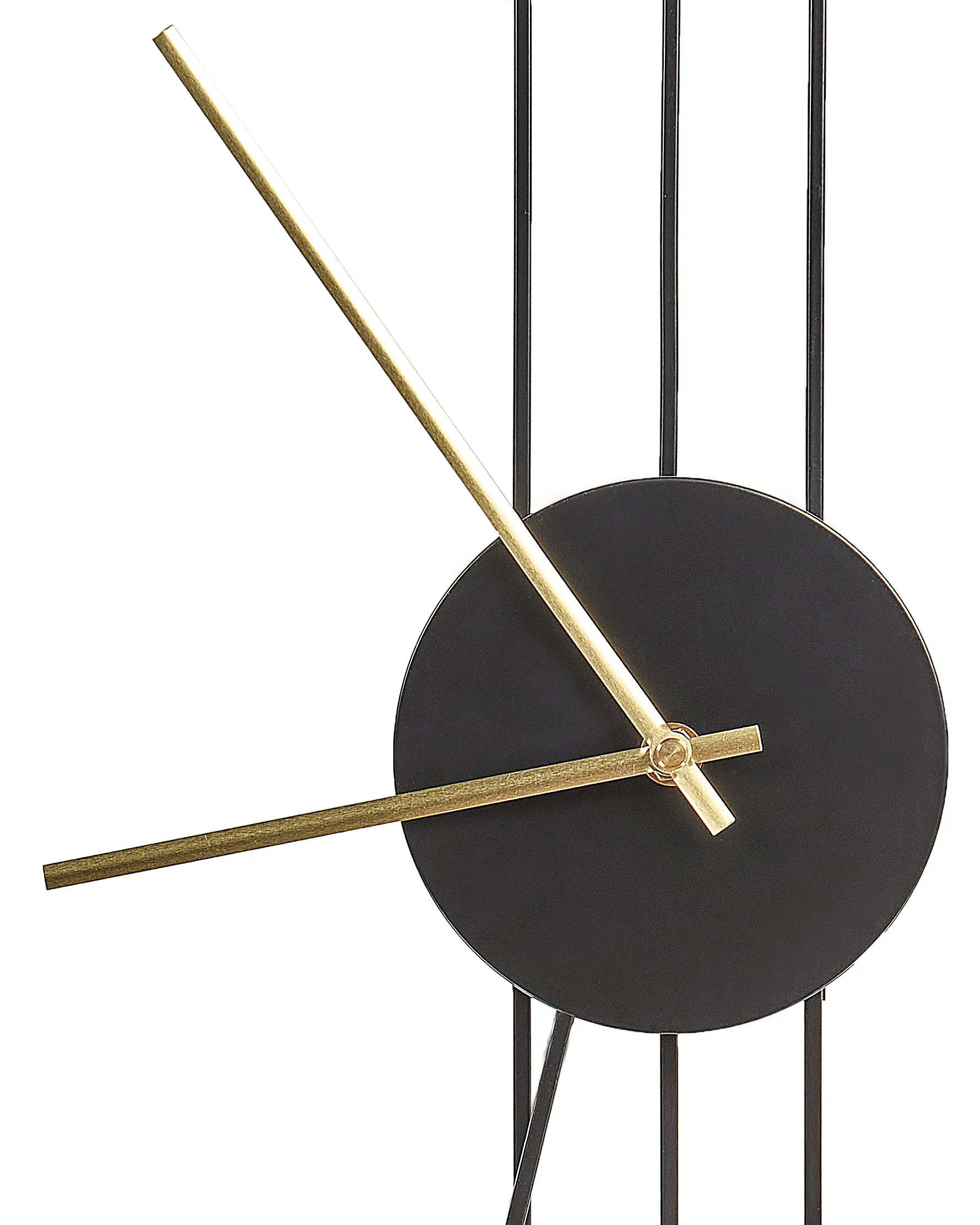 Wandklok ANNIVIERS 44 cm Metaal Zwart