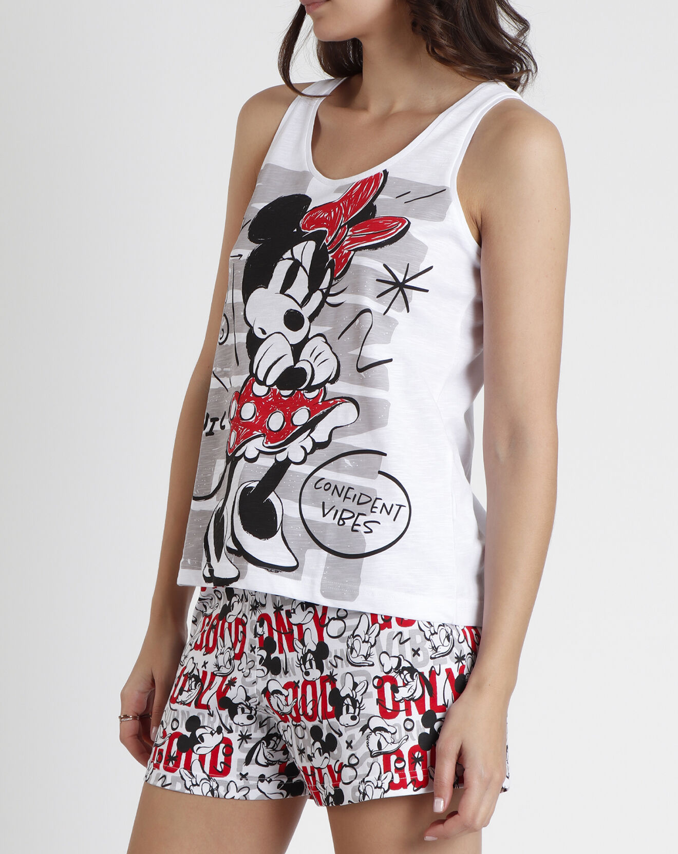 28 Pyjama Débardeur & Short Vesper blanc