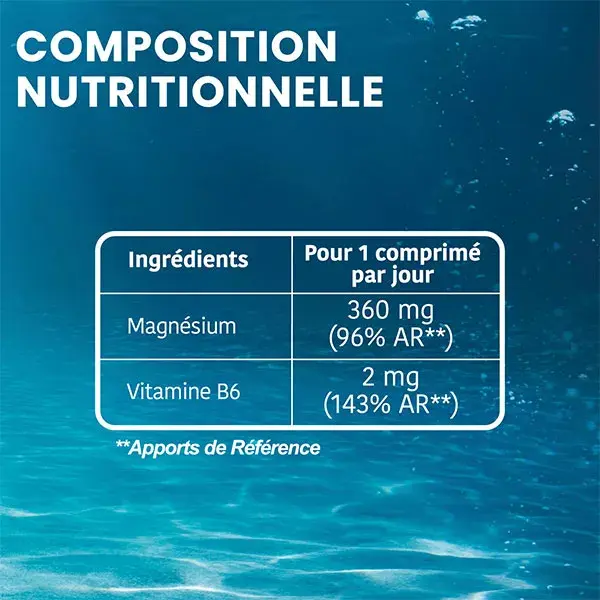 Santarome - Magnésio Marinho 360 mg Extra Forte - Estresse, Fadiga - 45 comprimidos