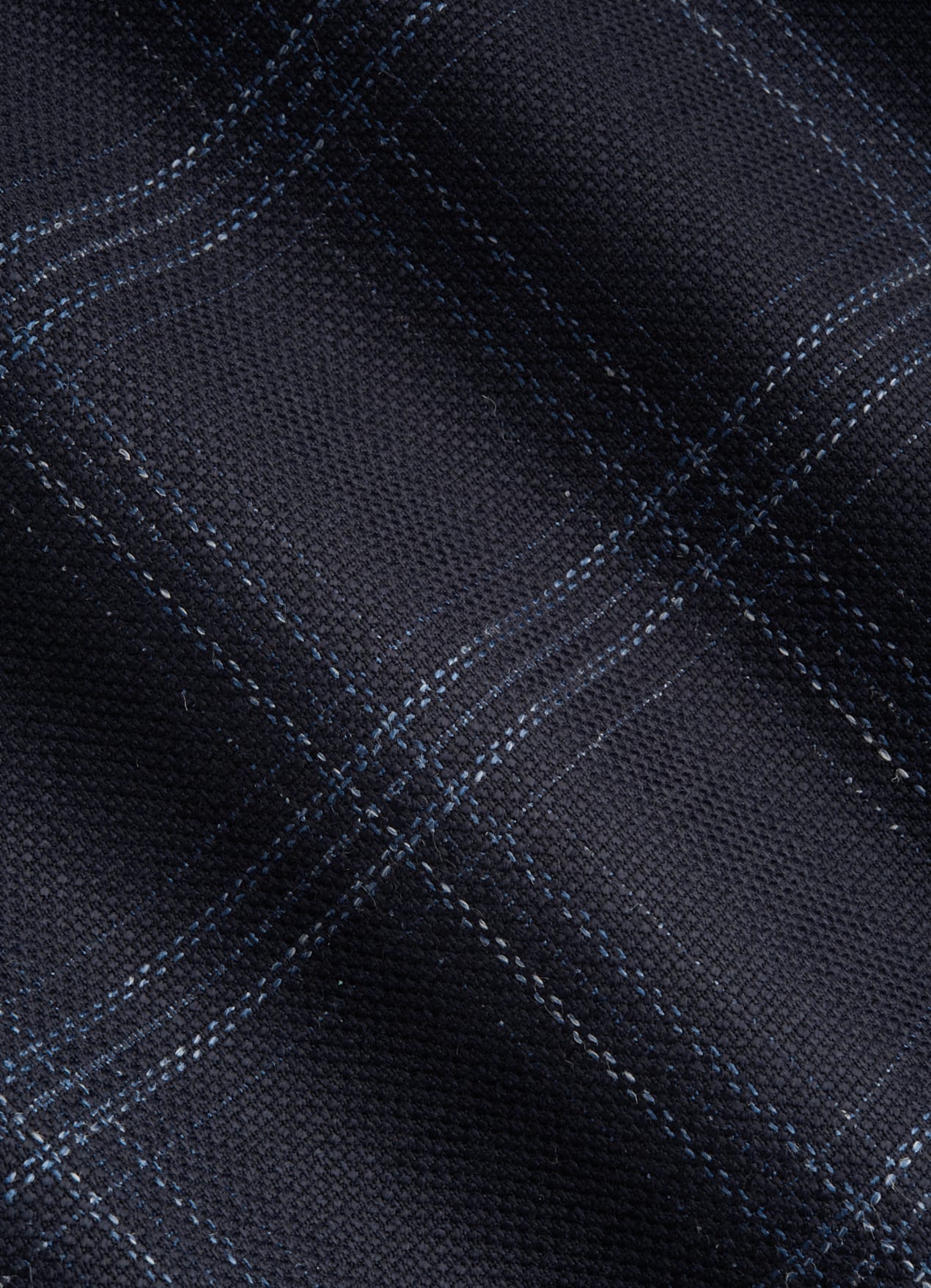 Blazer Havana coupe Tailored bleu marine à carreaux