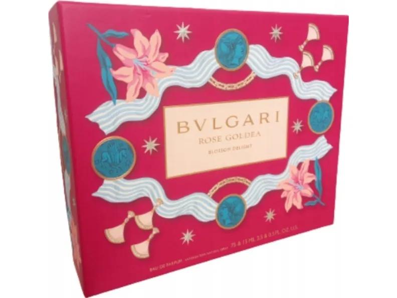 Bvlgari Set Bvlgari: Rose Goldea Blossom Delight 2020, Eau De Parfum, For Women, 75 ml   Rose Goldea Blossom Delight 2020, Eau De Parfum, For Women, 15 ml *Miniature For Women