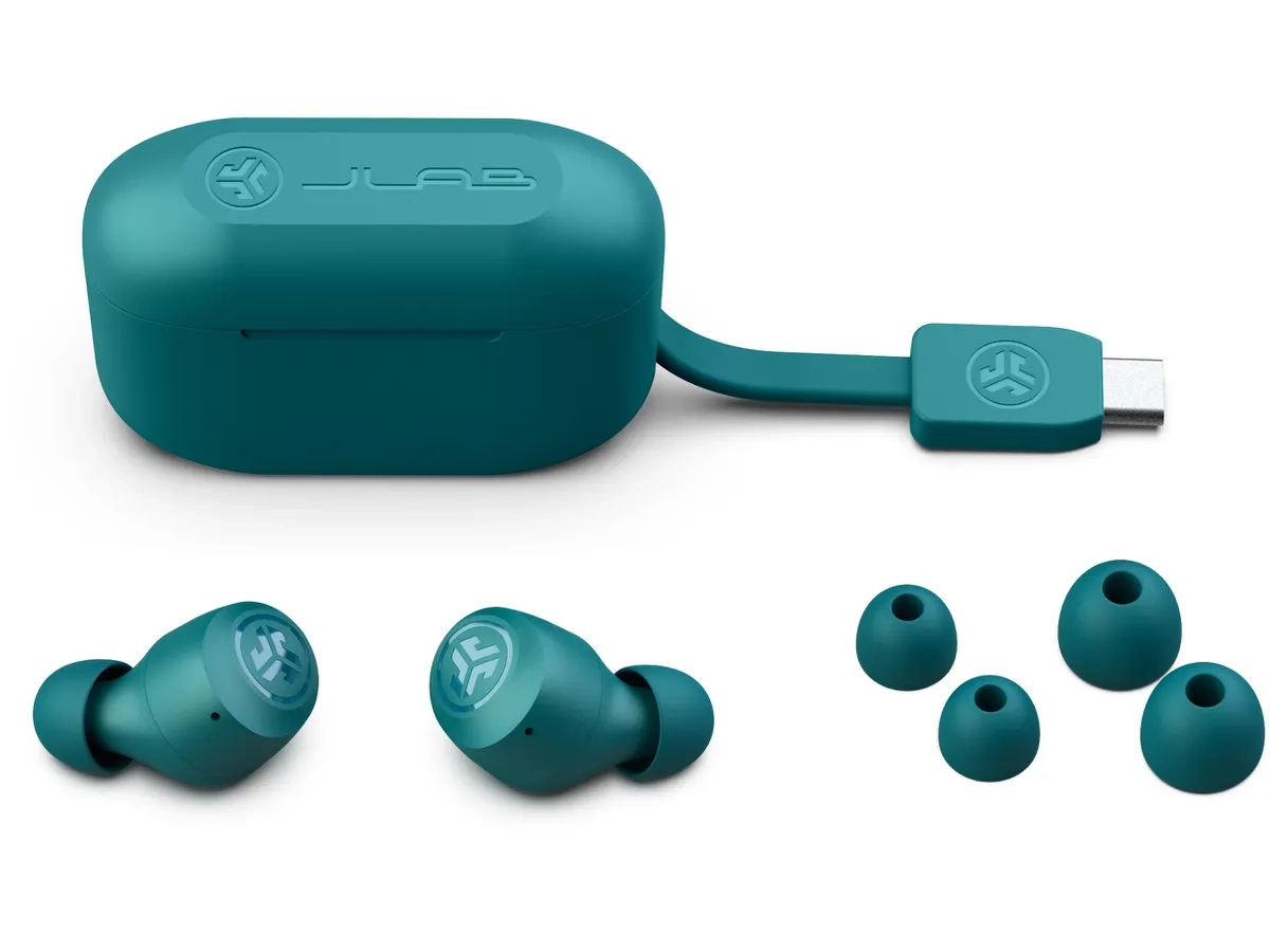 Go Air Pop Bluetooth 5.1 In-Ear Kopfhörer IPX4 Headset 350mAh Ladecase (IEUEBGAIRPOPRTEL124) - Teal