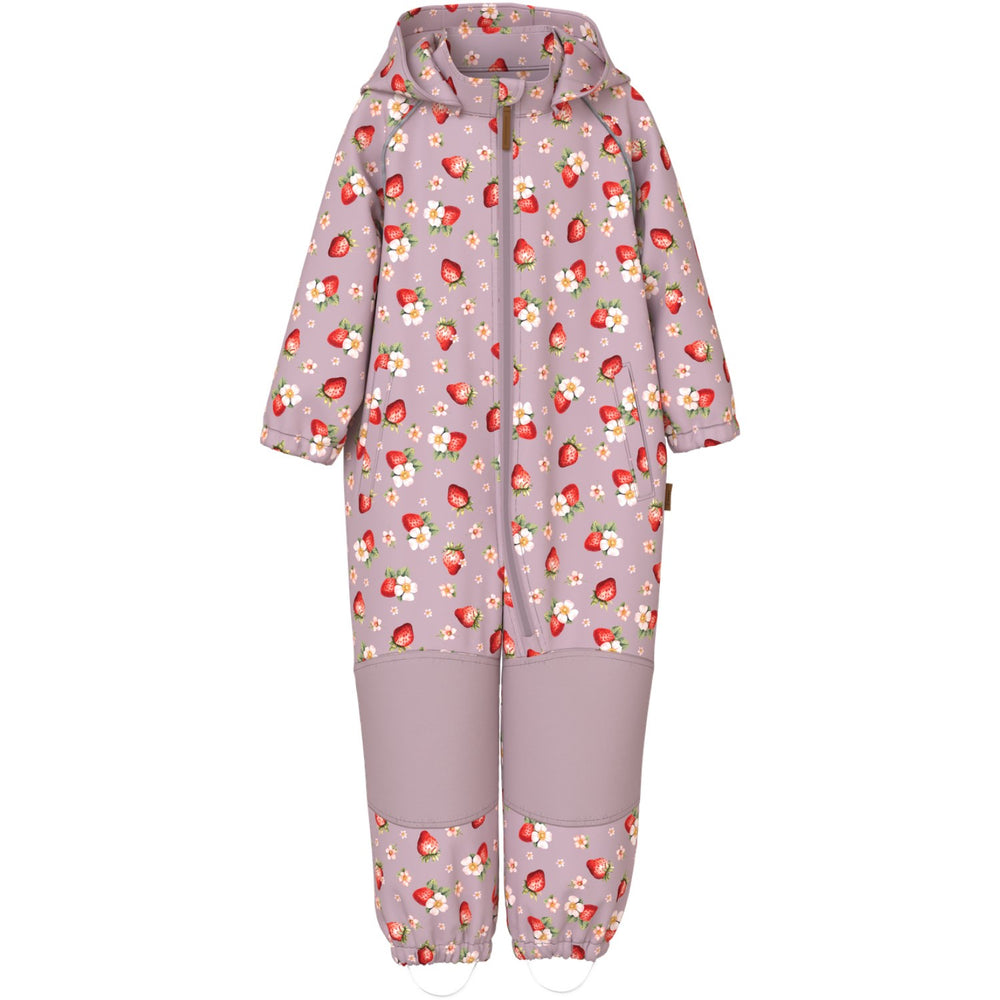 Køb Name It Keepsake Lilac Strawberry Nmfalfa08 Softshell Dragt Aop 1Fo Noos