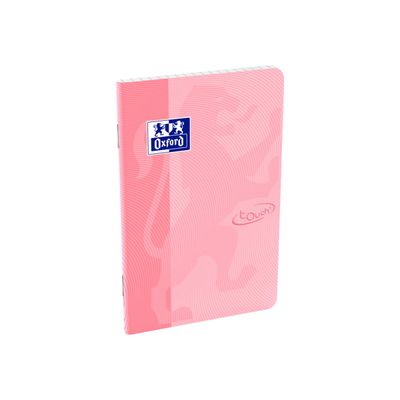 Oxford Touch - Carnet 9 x 14 cm - 96 pages - petits carreaux - disponible dans différentes couleurs pastels