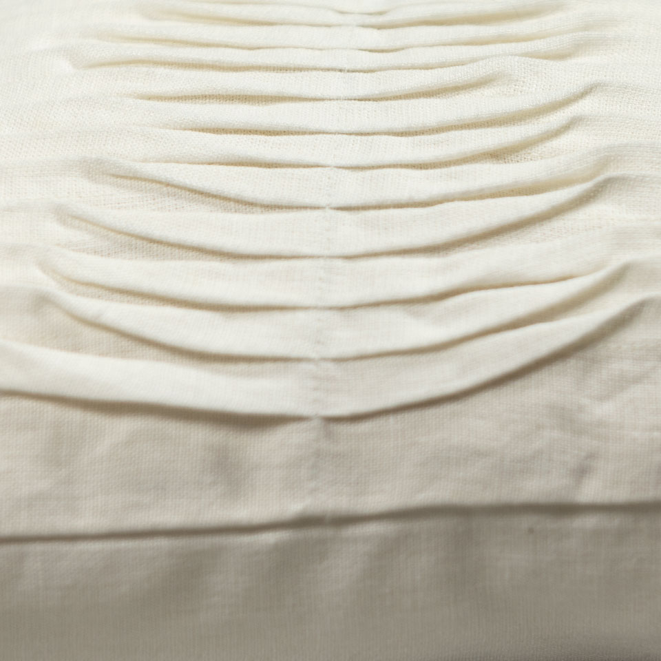 Sierkussen Small wave linnen offwhite 35x50 cm