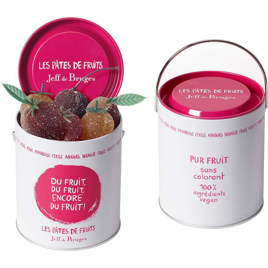 Pot Métal Pâtes de Fruits Forme fruits et Duos