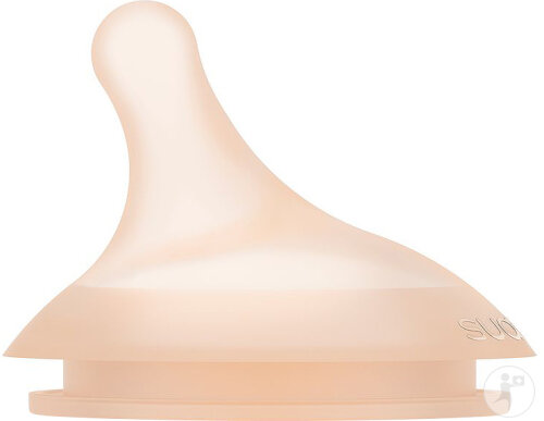 Suavinex Zero-Zero Tétine Silicone Symétrique Débit Dense 2 Pièces