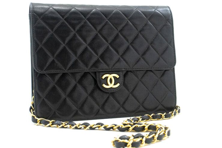 Chanel Vintage Chanel Flap Bag Black