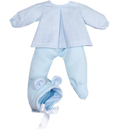 Asi Puppenkleidung - 43 cm - Pablo - Blau/Weiß