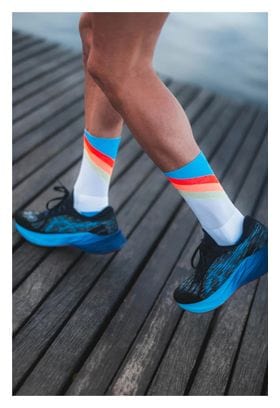Chaussettes Running Incylence Grades Blanc/Bleu Inferno