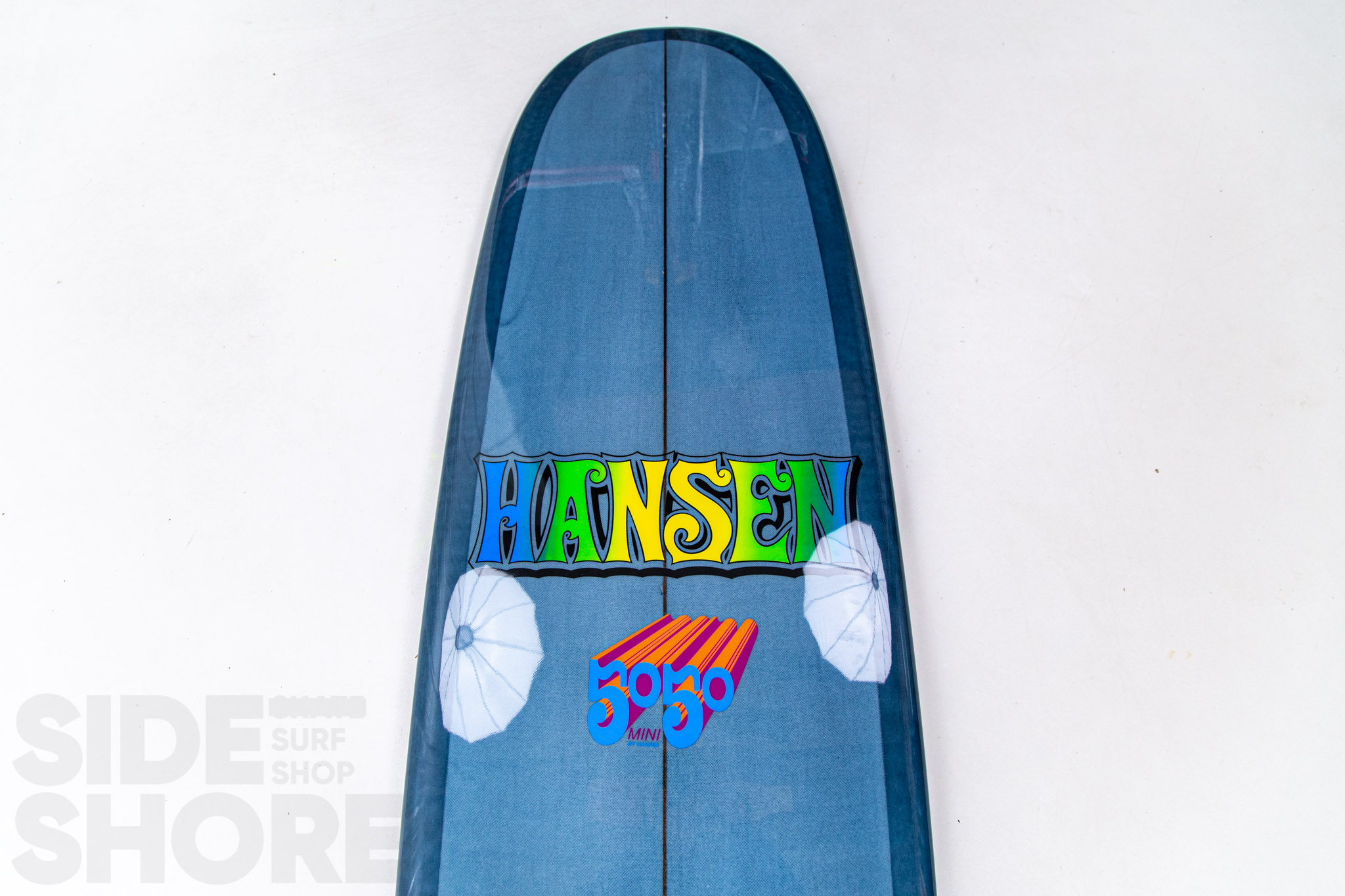 Hansen Surfboards 50-50 Mini - Blue/Grey   Polish - 7'8 x 22 1/2