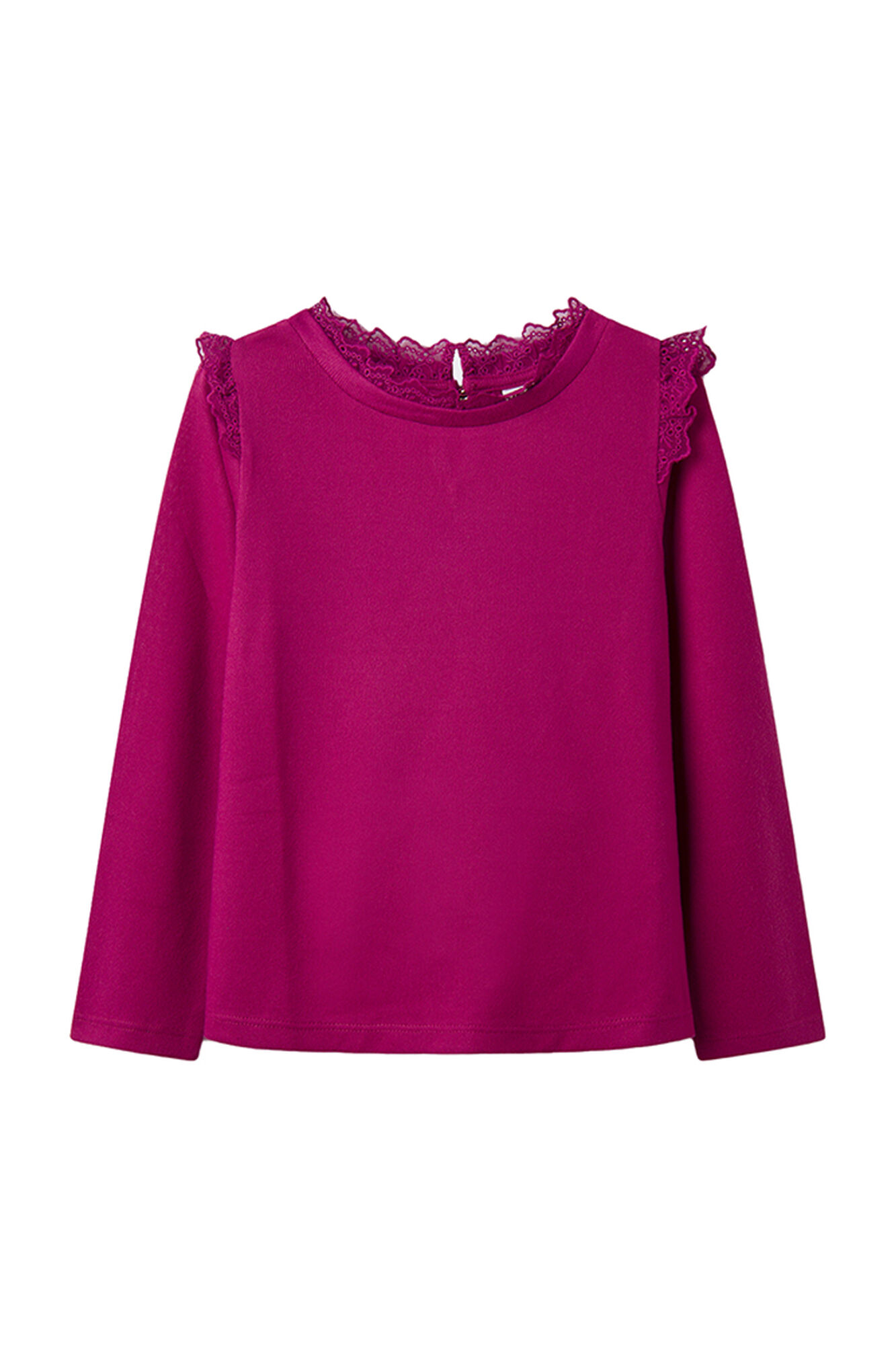 Camiseta suíça bordada para meninas