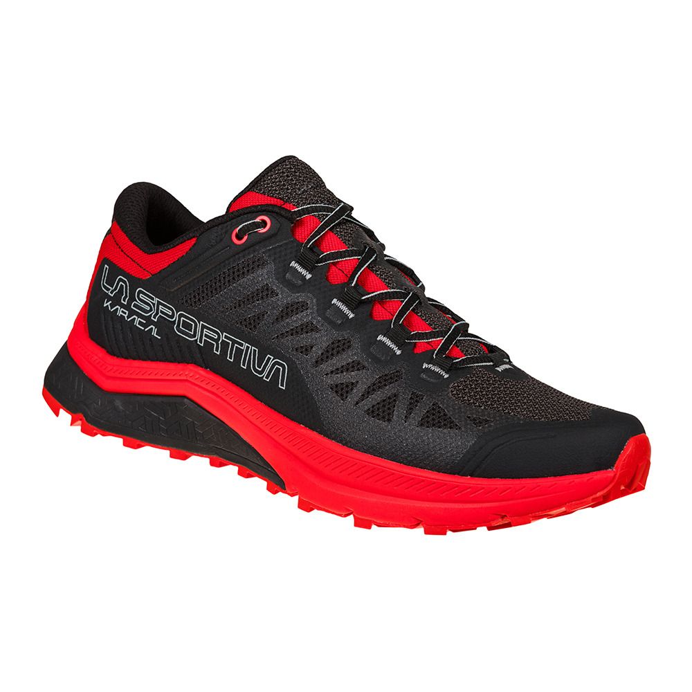 La Sportiva KARACAL - Chaussures de trail Homme black/goji