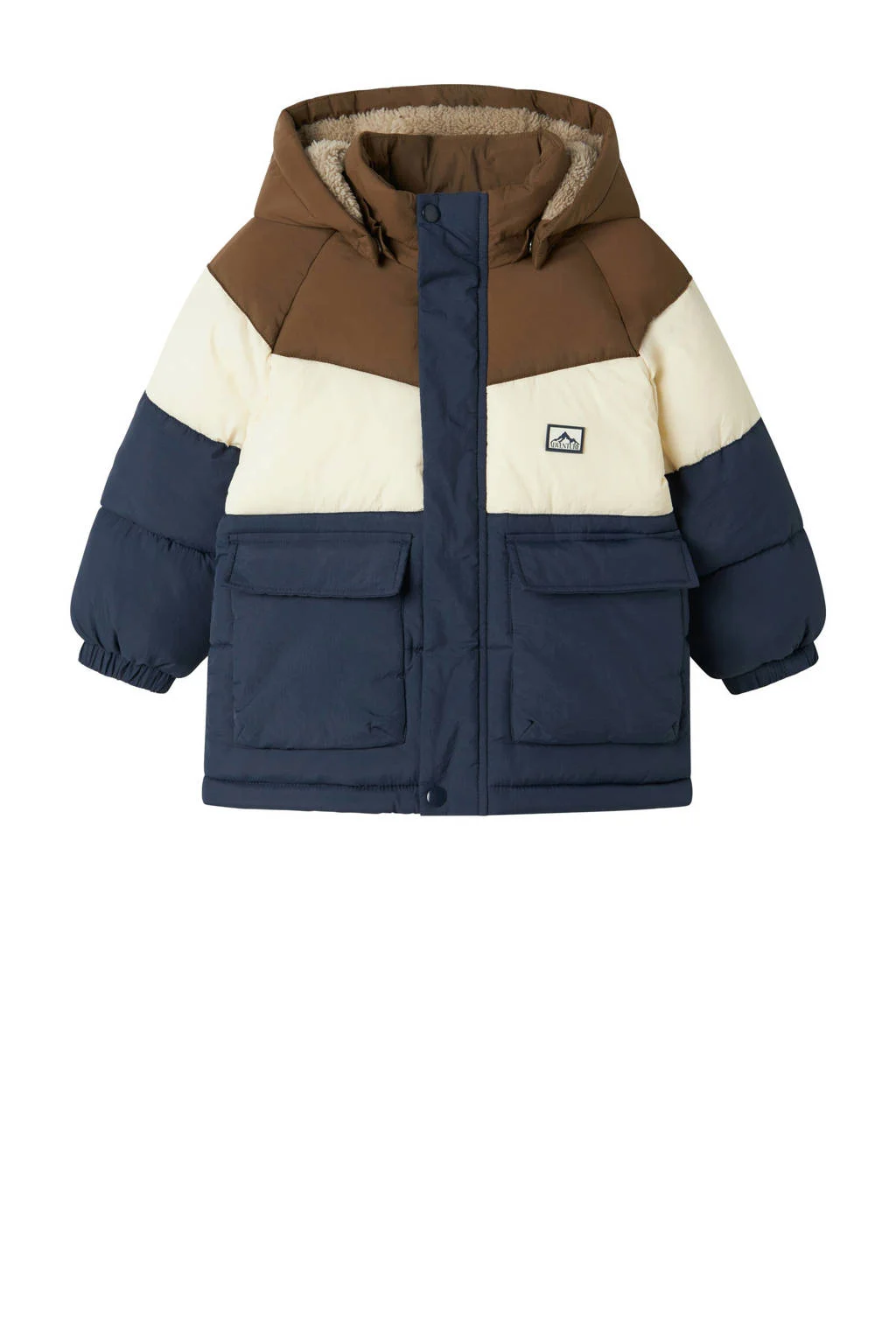 NAME IT MINI gewatteerde jas donkerblauw