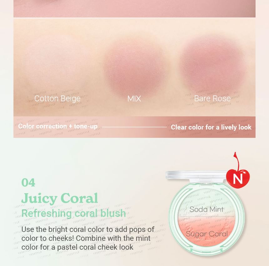 peripera - Pure Blushed Custom Cheek Soda Café Collectie