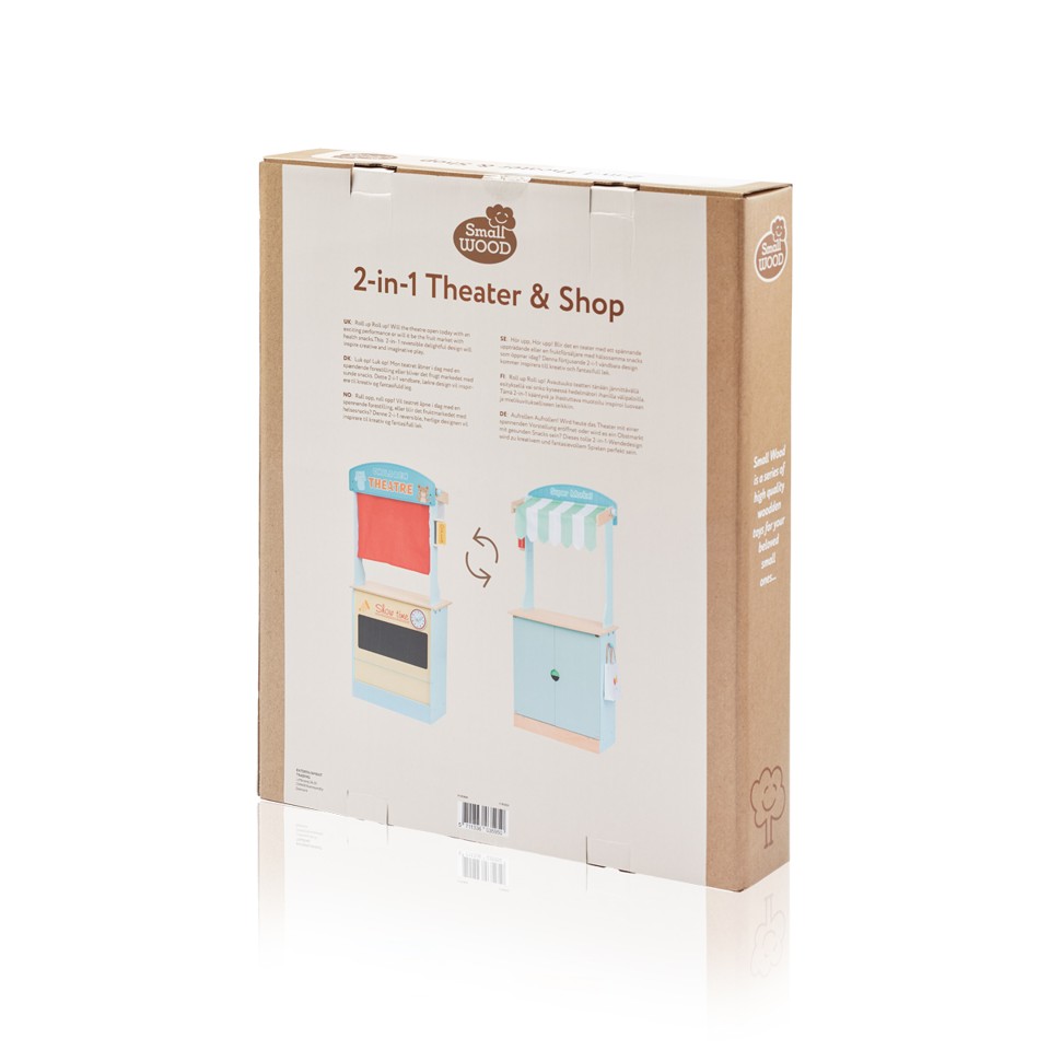 Small Wood - 2 i 1 Teater og Butik