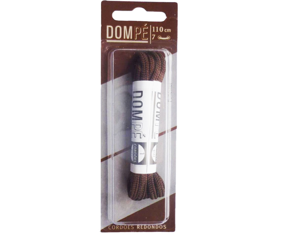 CORDÃO REDONDO DOM PÉ CASTANHO 110CM