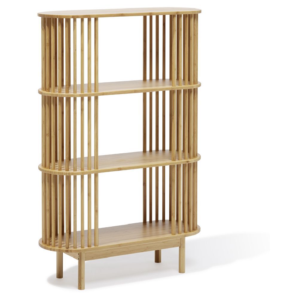 Étagère Gaïa bambou naturel - L80xP30xH120 cm