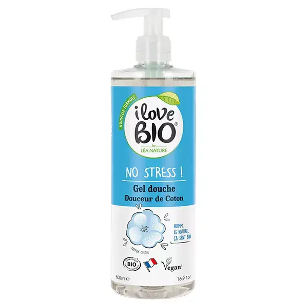 Gel de Banho Suavidade de Algodão Orgânico I Love Bio 500ml