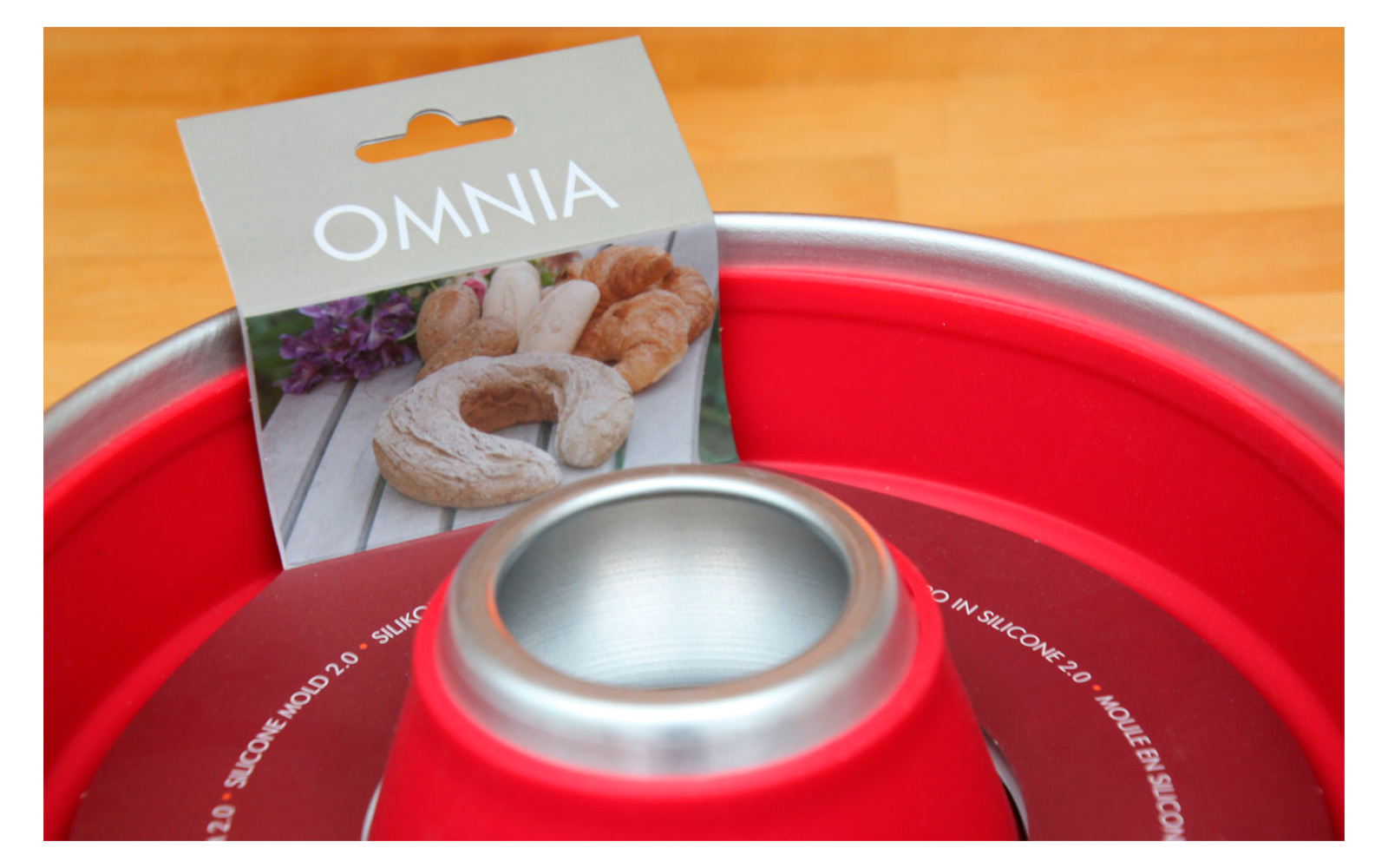 Omnia Campingbackofen Set 5-teilig inkl. Silikonbackform, Aufbackgitter, Transporttasche & Topflappen