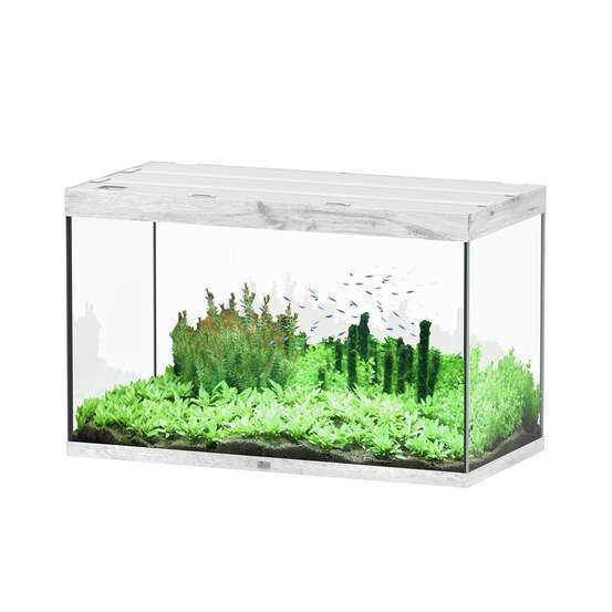 Aquarium Sublime Led 2.0 Pro Chêne Blanc L.120x P.60x H.75cm
