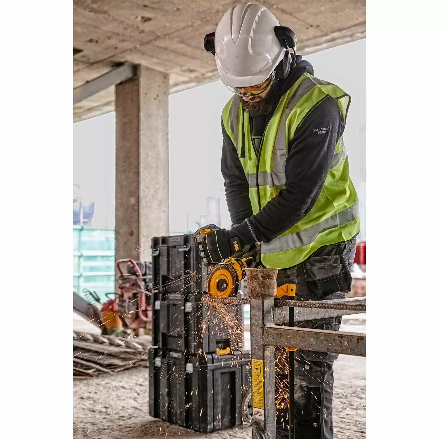 DeWALT DCG418NT-XJ 54V Li-ion FlexVolt Accu Haakse Slijper body in TSTAK koffer - 125mm