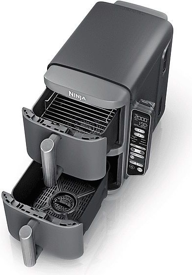 Ninja - Double Stack Airfryer XXL - 9.5 Liter - Dubbele Lades - SL451EU