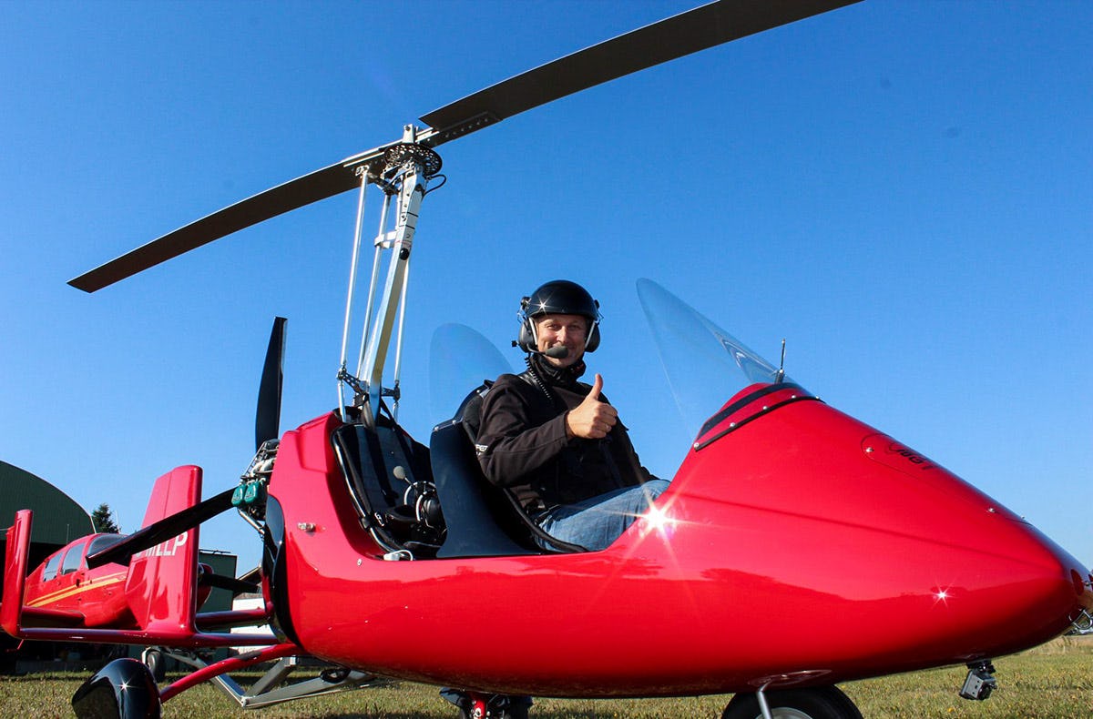 Tragschrauber Rundflug Grube