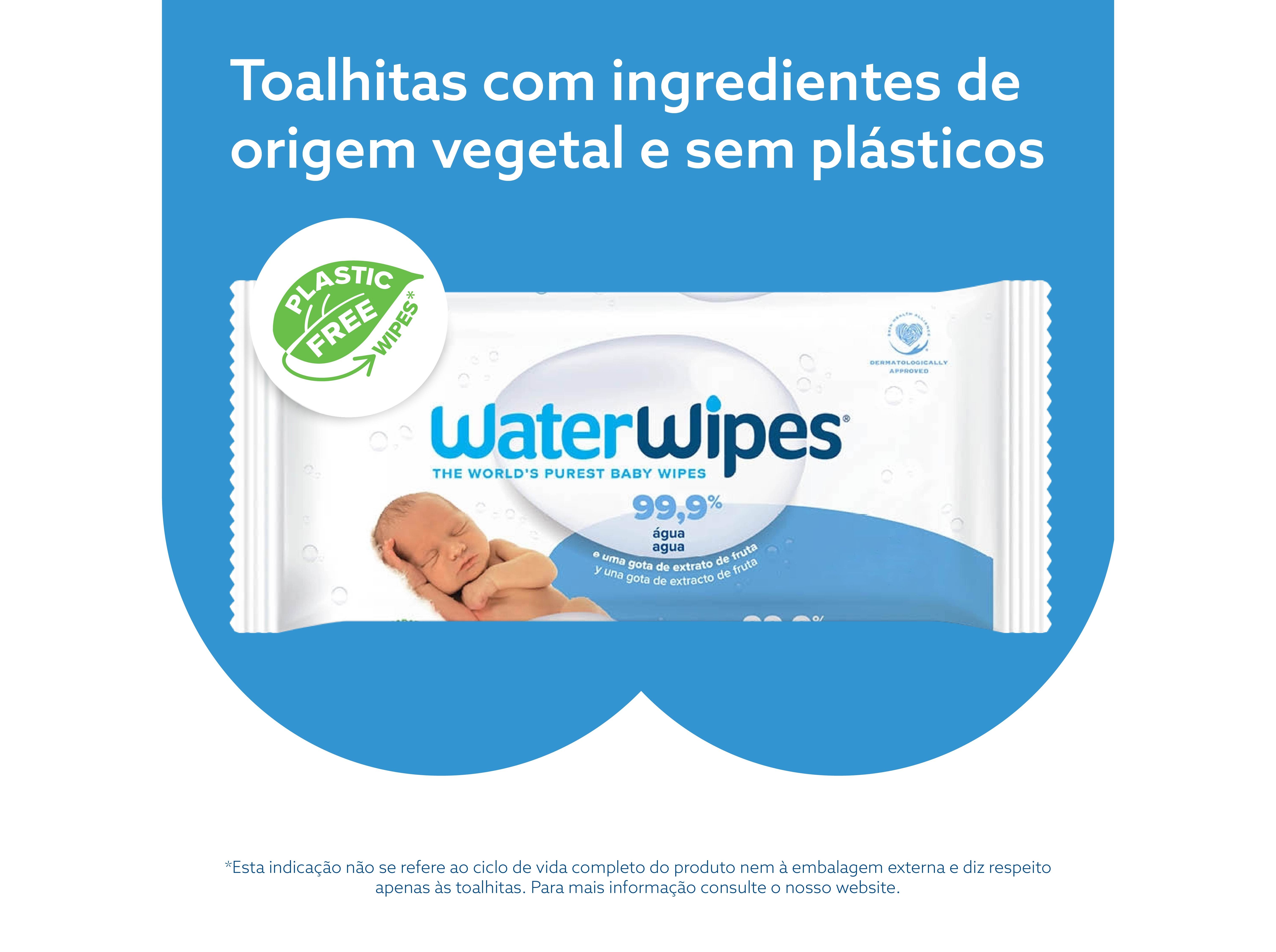 TOALHITAS WATERWIPES BIODEGRADÁVEIS 3X48 UNID