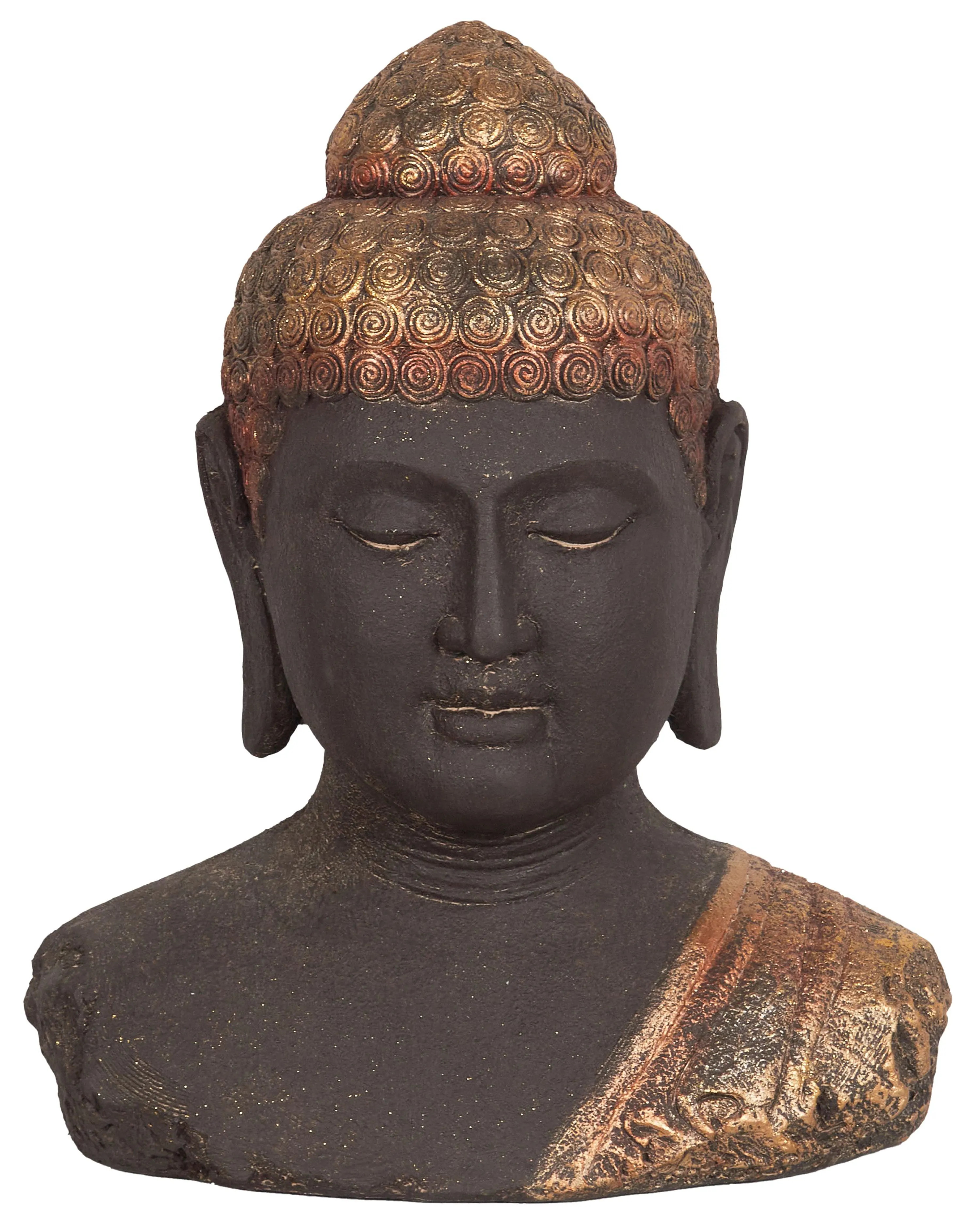 Figuur Boeddha CARUM Keramiek Zwart