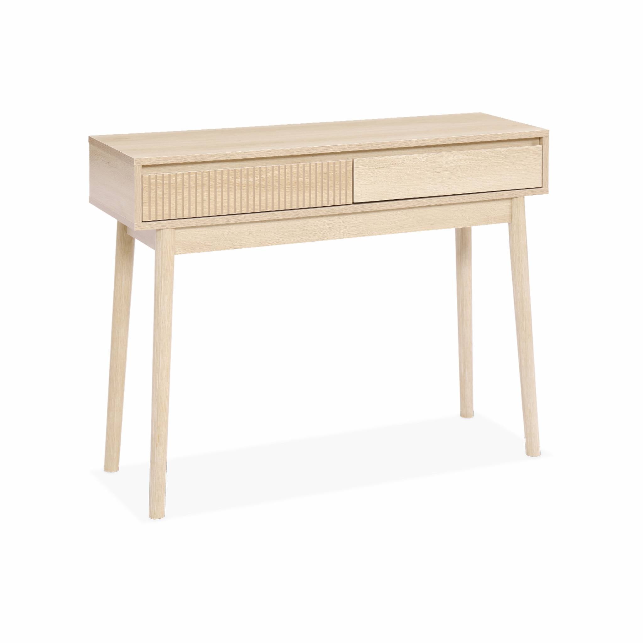 sweeek - Consoletafel, Linear, L 100 x B 30 x H 75cm