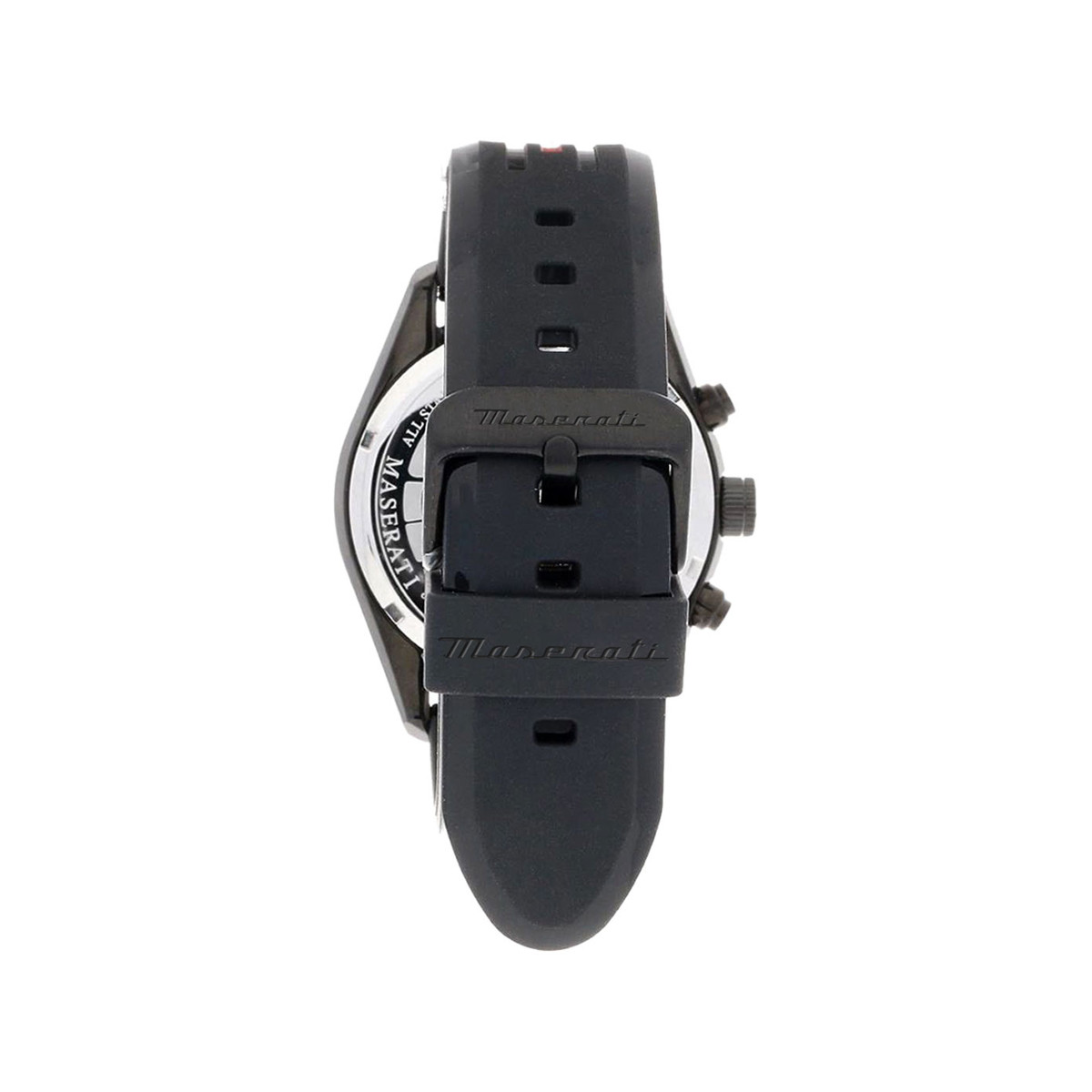 Montre MASERATI homme acier bleu bracelet caoutchouc bicolore bleu